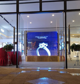 Kunming Evergrande Real Estate Sales Center -led transparent screen